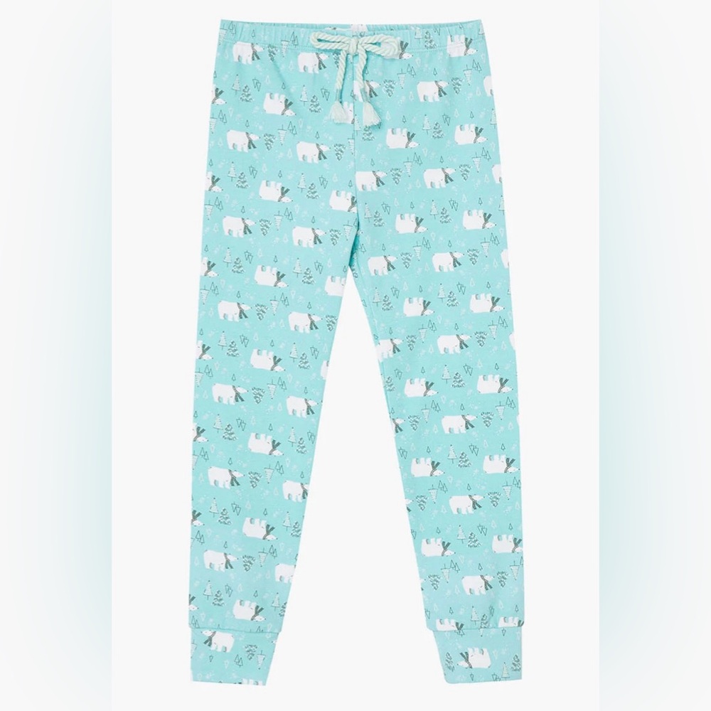 NWT Peek Kids Polar Bear Kids Leggings Size 6-7